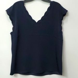 Express Navy Blue Top